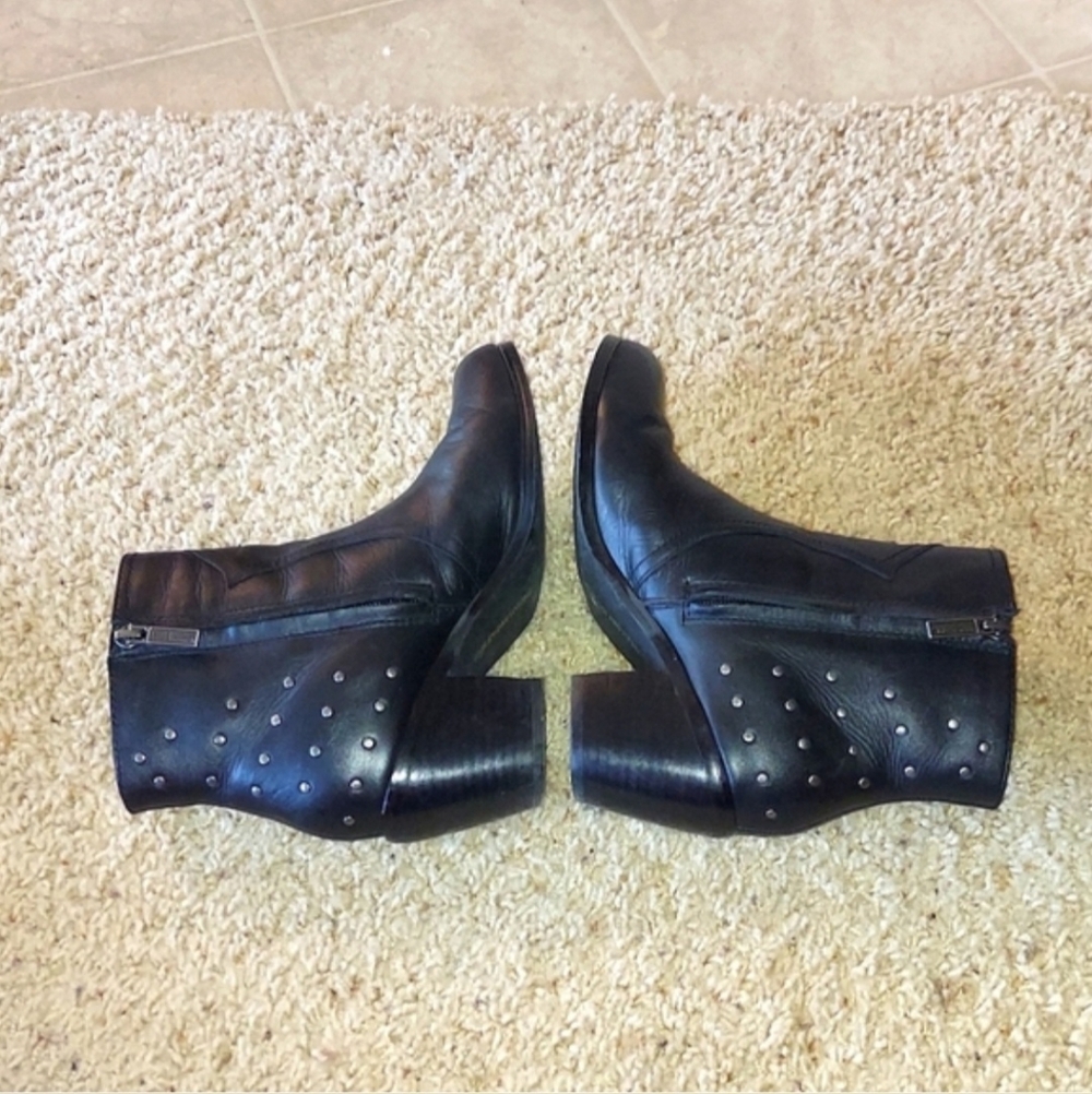 Harley-Davidson Women's Angela Ankle Boots In Black SZ 8M - Picture 7 of 9